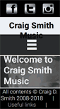 Mobile Screenshot of craigsmithmusic.co.uk